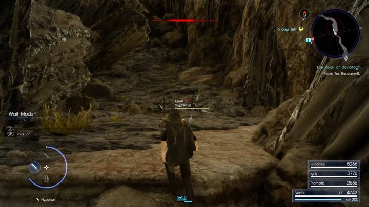 Pierwsza grupa wrogów - Saphyrtail. - Rock of Ravatogh | Solucja Final Fantasy XV - Final Fantasy XV - poradnik do gry