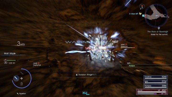 Na wrogów doskonale sprawdzają się bronie typu Greatsword. - Rock of Ravatogh | Solucja Final Fantasy XV - Final Fantasy XV - poradnik do gry