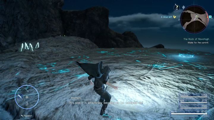 Wykorzystaj możliwość rozbicia obozu. - Rock of Ravatogh | Solucja Final Fantasy XV - Final Fantasy XV - poradnik do gry