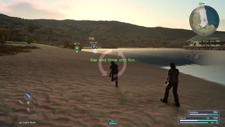 Gladio zaproponuje wyścig, by zadbać o kondycję księcia - Tours | Solucja Final Fantasy XV - Final Fantasy XV - poradnik do gry