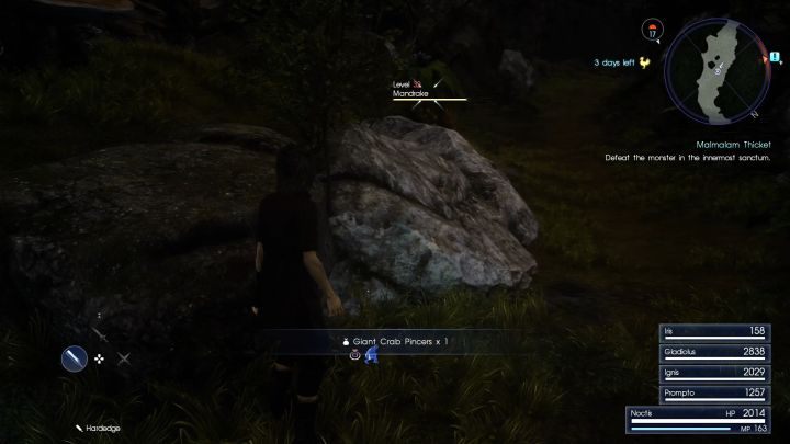 Pierwszy wróg na jakiego tutaj trafisz - Mandrake. - Malmalam Thicket | Solucja Final Fantasy XV - Final Fantasy XV - poradnik do gry