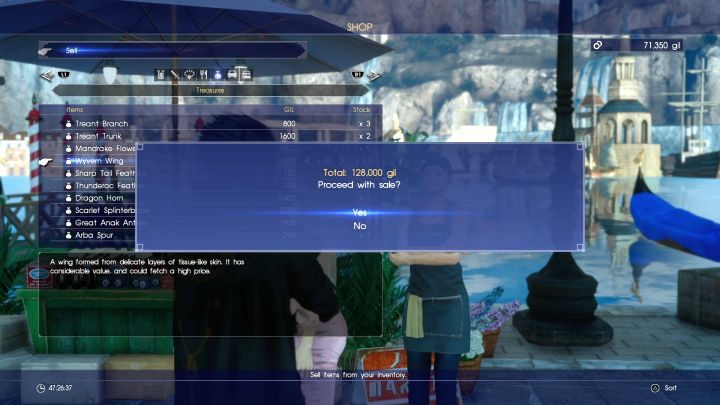 Miłym dodatkiem jest spora ilość złota, którą da się zdobyć dzięki temu sposobowi. - Szybkie i skuteczne zdobywanie EXP w Final Fantasy XV - Final Fantasy XV - poradnik do gry