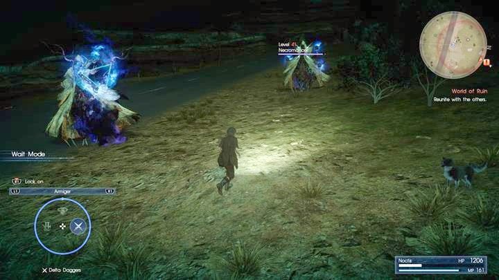 Nie musisz walczyć ze wszystkimi wrogami - biegnij drogą, aż spotkasz Talcotta - Chapter 14 - Homecoming | Solucja Final Fantasy XV - Final Fantasy XV - poradnik do gry