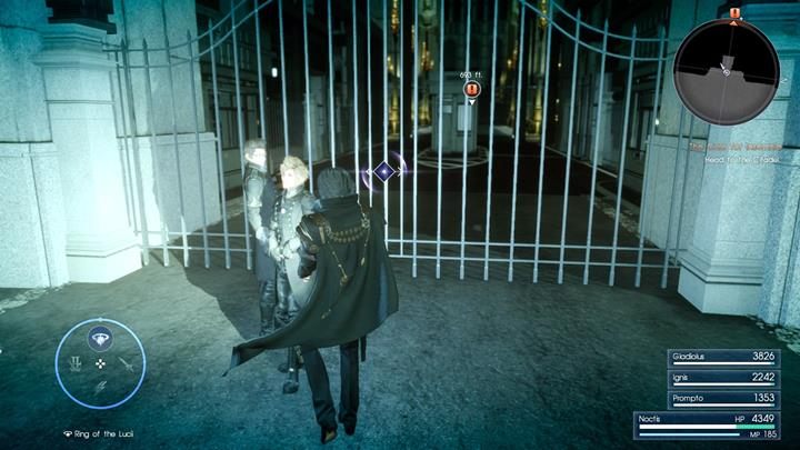 Niedługo przeciwnik powinien polec - skorzystaj z rest roomu obok wejścia do stolicy i jeśli potrzebujesz, odnów zapasy w Lucis, bo niedługo dwa kolejne trudne starcia przed Tobą - Chapter 14 - Homecoming | Solucja Final Fantasy XV - Final Fantasy XV - poradnik do gry