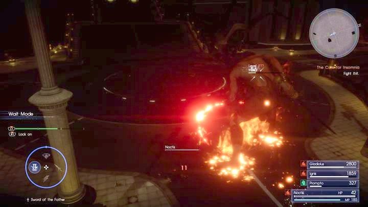 Staraj się atakować wroga, gdy nie jest pokryty płomieniami - Chapter 14 - Homecoming | Solucja Final Fantasy XV - Final Fantasy XV - poradnik do gry