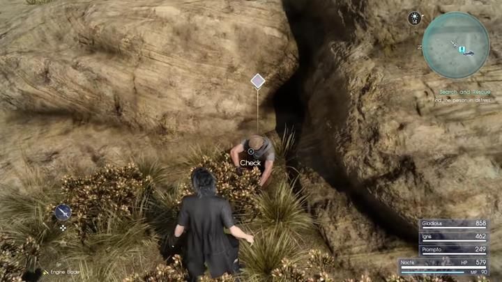 Misje ratunkowe to krótkie i łatwe zadania, które polegają na obdarowaniu potrzebujących antidotum, czy potionem - Misje ratunkowe | Solucja Final Fantasy XV - Final Fantasy XV - poradnik do gry