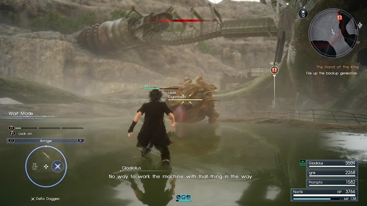 Gigantoad będzie broniła generatora - Chapter 10 - The Heart of a King | Solucja Final Fantasy XV - Final Fantasy XV - poradnik do gry