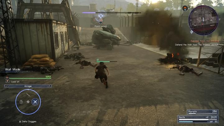 Zniszcz czołg nim zdąży wystrzelić - Chapter 11 - In the Dark | Solucja Final Fantasy XV - Final Fantasy XV - poradnik do gry