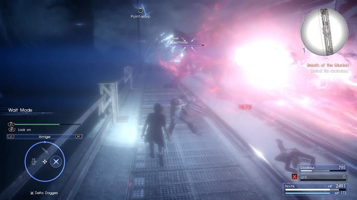 Atak laserem należy bezwględnie unikać - Chapter 12 - End of Days | Solucja Final Fantasy XV - Final Fantasy XV - poradnik do gry