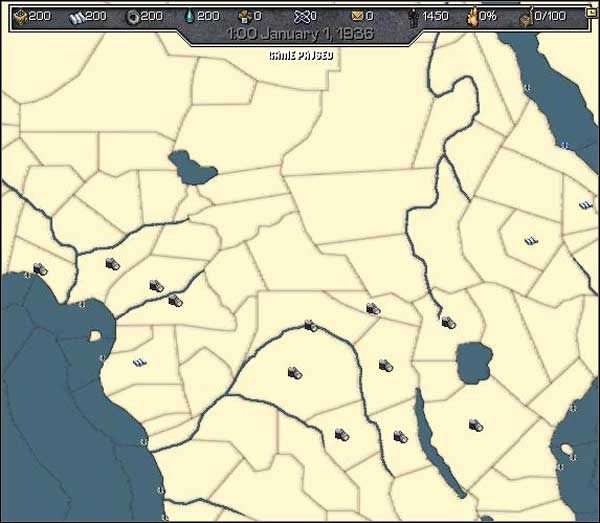 Afrykańskie złoża gumy, najbardziej deficytowego surowca dla państw europejskich. Większość z nich kontroluje Zjednoczone Królestwo i sojusznicy. - Wielka Brytania | Państwa w Europa Universalis II Wojna Światowa - Europa Universalis: II Wojna Światowa - poradnik do gry