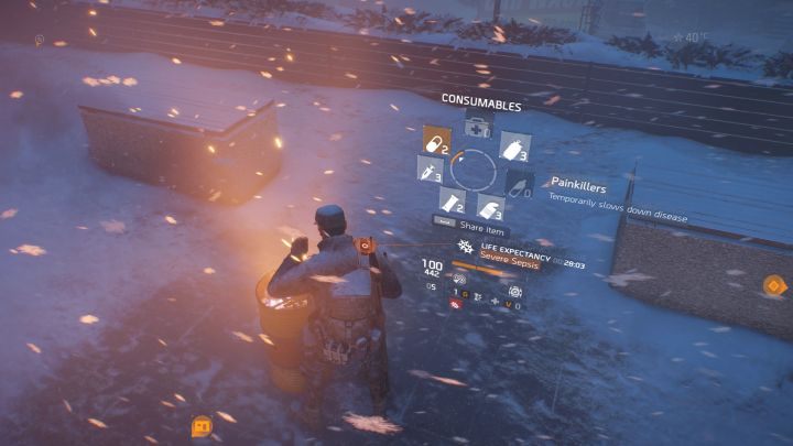 Wykorzystaj tabletki przeciwbólowe i apteczki, by spowolnić rozwój choroby. - Przetrwanie | Nowe tryby gry w The Division - The Division - poradnik do gry