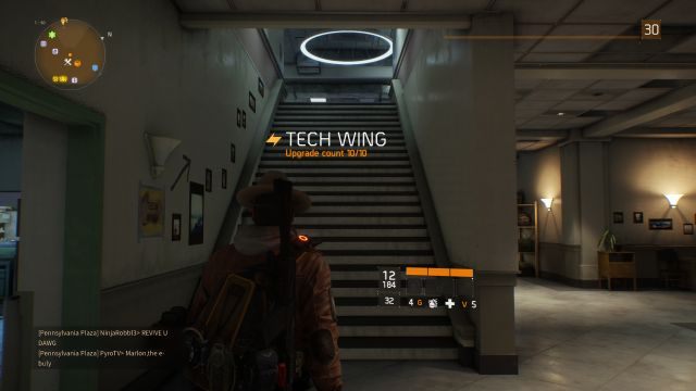 Wejście do Skrzydła Technicznego. - Skrzydło Techniczne | Baza Operacyjna w The Division - The Division - poradnik do gry