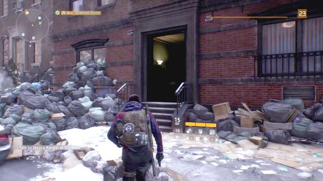Zlokalizuj otwarte wejście na klatkę schodową - Clinton [M5] | Dane wywiadowcze w The Division - The Division - poradnik do gry