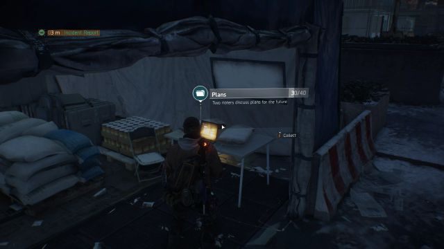 Raport znajduje się w namiocie wojskowym. - Pennsylvania Plaza [M3] | Dane wywiadowcze w The Division - The Division - poradnik do gry