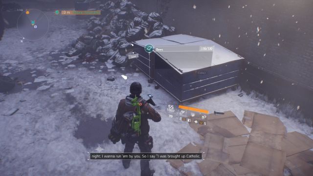 Kolejne nagranie schowane wewnątrz wąskiej alejki. - Times Square [M6] | Dane wywiadowcze w The Division - The Division - poradnik do gry