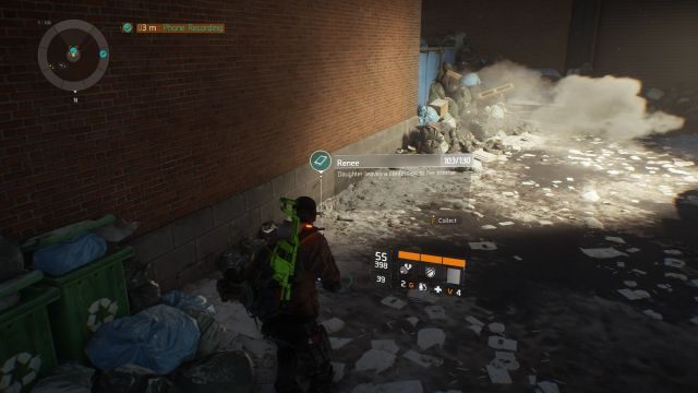 Kolejne nagranie przy śmieciach. - Garment District [M7] | Dane wywiadowcze w The Division - The Division - poradnik do gry