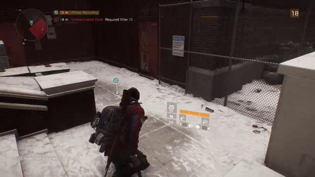 Ten telefon znajduje się obok, nie wewnątrz, strefy skażonej - Chelsea & Obóz Hudson [M1] | Dane wywiadowcze w The Division - The Division - poradnik do gry