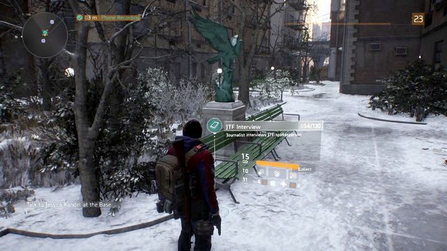 Zagubiony telefon w małym parku - Chelsea & Obóz Hudson [M1] | Dane wywiadowcze w The Division - The Division - poradnik do gry