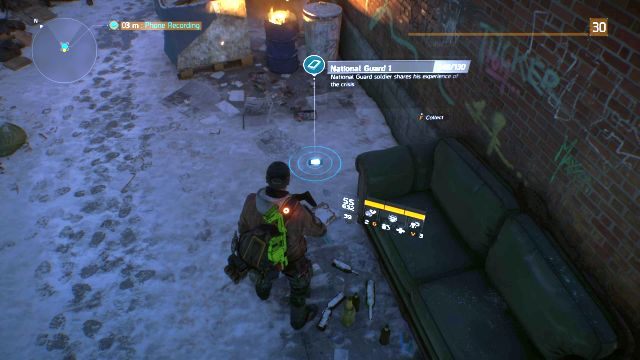 Kolejne nagranie ukryte w bocznej alejce. - Kips Bay [M12] | Dane wywiadowcze w The Division - The Division - poradnik do gry