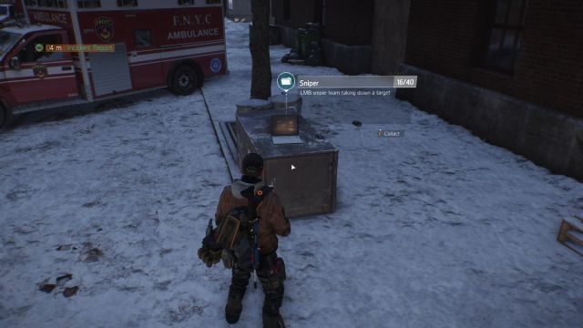 Raport leży obok karetki. - Murray Hill [M13] | Dane wywiadowcze w The Division - The Division - poradnik do gry