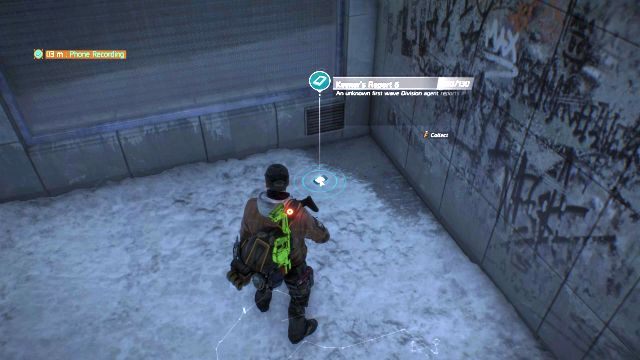 Kolejne nagranie schowane w zaułku. - Turtle Bay [M14] | Dane wywiadowcze w The Division - The Division - poradnik do gry