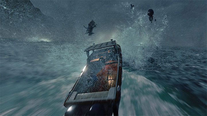 Mniejsze łodzie możesz niszczyć zderzając się z nimi - Uncharted 4 Kres Złodzieja: Prolog - solucja, opis przejścia - Uncharted 4: Kres Złodzieja - poradnik do gry