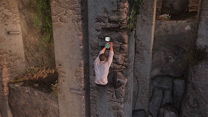 Zaczekaj aż odzyskasz kontrolę nad głównym bohaterem i na początek doskocz do dużego poziomego drążka - Uncharted 4 Kres Złodzieja: Rozdział 6 Złodziejska krew - solucja, opis przejścia - Uncharted 4: Kres Złodzieja - poradnik do gry