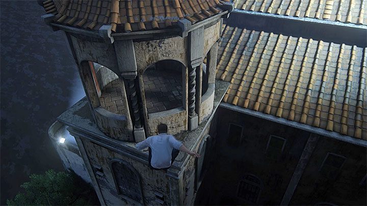 Wykonaj daleki skok - Uncharted 4 Kres Złodzieja: Rozdział 7 Zgaszone światła - solucja, opis przejścia - Uncharted 4: Kres Złodzieja - poradnik do gry