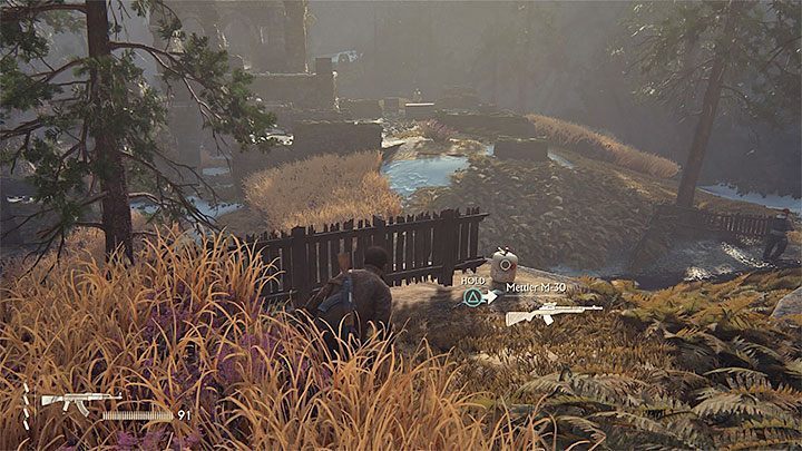 Możesz teraz zbliżyć się do nowych ruin lub najpierw zbadać obszar, z którego przyszli najemnicy - odnajdziesz tam strzelbę Spezzotti 12 Gauge oraz zapas dynamitu - Uncharted 4 Kres Złodzieja: Rozdział 8 Grób Henryego Averyego - solucja, opis przejścia - Uncharted 4: Kres Złodzieja - poradnik do gry