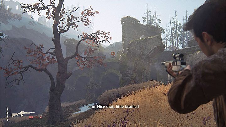 Możesz walczyć na niewielkim dystansie lub atakować wrogów z bardzo daleka z pomocą karabinu snajperskiego - Uncharted 4 Kres Złodzieja: Rozdział 8 Grób Henryego Averyego - solucja, opis przejścia - Uncharted 4: Kres Złodzieja - poradnik do gry