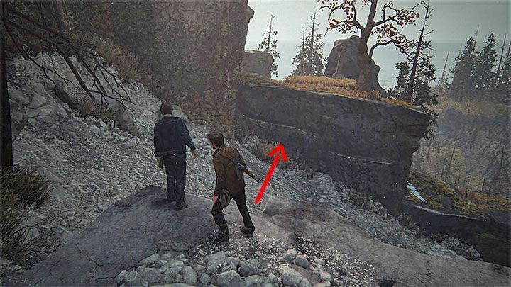 Po wyeliminowaniu nowych wrogów zbliż się do skarpy i rozpocznij zjazd, w trakcie którego nakierowuj Natea na słup wystający z ziemi - Uncharted 4 Kres Złodzieja: Rozdział 8 Grób Henryego Averyego - solucja, opis przejścia - Uncharted 4: Kres Złodzieja - poradnik do gry