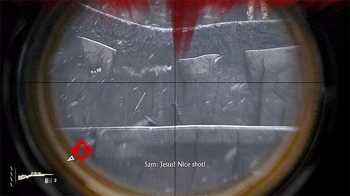 Możesz zacząć używać karabinu snajperskiego - Uncharted 4 Kres Złodzieja: Rozdział 9 Ci, którzy zasłużą... - solcuja, opis przejścia - Uncharted 4: Kres Złodzieja - poradnik do gry