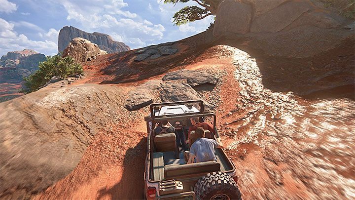 Zignoruj błotnisty podjazd po prawej stronie i wybierz lewe wzgórze - Uncharted 4 Kres Złodzieja: Rozdział 10 Dwanaście wież - solucja, opis przejścia - Uncharted 4: Kres Złodzieja - poradnik do gry