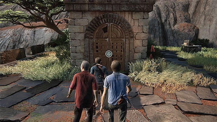 Wyważ drzwi dzięki wsparciu ze strony Sama - Uncharted 4 Kres Złodzieja: Rozdział 10 Dwanaście wież - solucja, opis przejścia - Uncharted 4: Kres Złodzieja - poradnik do gry