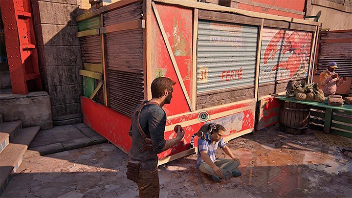 Możesz pobawić się po drodze z lemurem - Uncharted 4 Kres Złodzieja: Rozdział 11 Najciemniej pod latarnią - solucja, opis przejścia - Uncharted 4: Kres Złodzieja - poradnik do gry