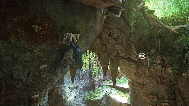 Zalicz krótką wspinaczkę w jaskini - Uncharted 4 Kres Złodzieja: Rozdział 12 Na morzu - solucja, opis przejścia - Uncharted 4: Kres Złodzieja - poradnik do gry