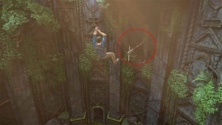Zbliż się do nowych ruin z posągami - Uncharted 4 Kres Złodzieja: Rozdział 12 Na morzu - solucja, opis przejścia - Uncharted 4: Kres Złodzieja - poradnik do gry