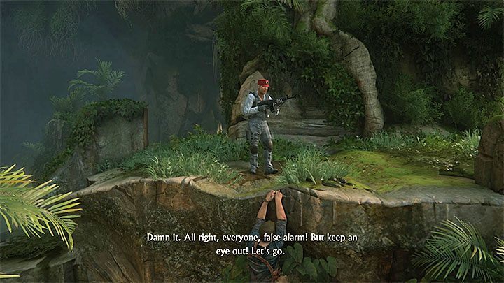 Innym sposobem na zaliczenie tej sceny jest pozbycie się wszystkich lub większości wrogów - Uncharted 4 Kres Złodzieja: Rozdział 13 Rozbitkowie - solucja, opis przejścia - Uncharted 4: Kres Złodzieja - poradnik do gry