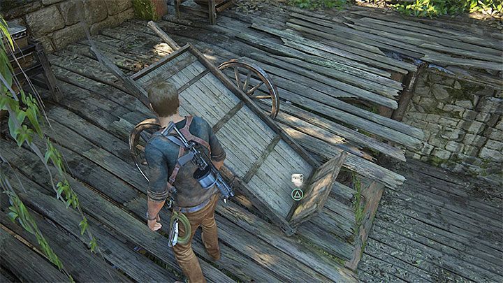 Nie śpiesz się z opuszczeniem miejsca, w którym rozpocząłeś ten rozdział, bo w pobliżu znajduje się pierwszy sekret - Uncharted 4 Kres Złodzieja: Rozdział 14 Dołączcie do mnie w raju - solucja, opis przejścia - Uncharted 4: Kres Złodzieja - poradnik do gry