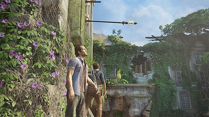Skorzystaj z zaczepu dopiero po zabraniu sekretu z bocznego pomieszczenia - Uncharted 4 Kres Złodzieja: Rozdział 14 Dołączcie do mnie w raju - solucja, opis przejścia - Uncharted 4: Kres Złodzieja - poradnik do gry