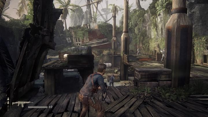 Czeka Cię najdłuższa w grze strzelanina, pamiętaj by na bieżąco odnawiać rezerwy amunicji - Uncharted 4 Kres Złodzieja: Rozdział 20 W potrzasku - solucja, opis przejścia - Uncharted 4: Kres Złodzieja - poradnik do gry