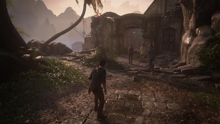 Podążaj za swoimi towarzyszami by uciec z wyspy - Uncharted 4 Kres Złodzieja: Rozdział 20 W potrzasku - solucja, opis przejścia - Uncharted 4: Kres Złodzieja - poradnik do gry