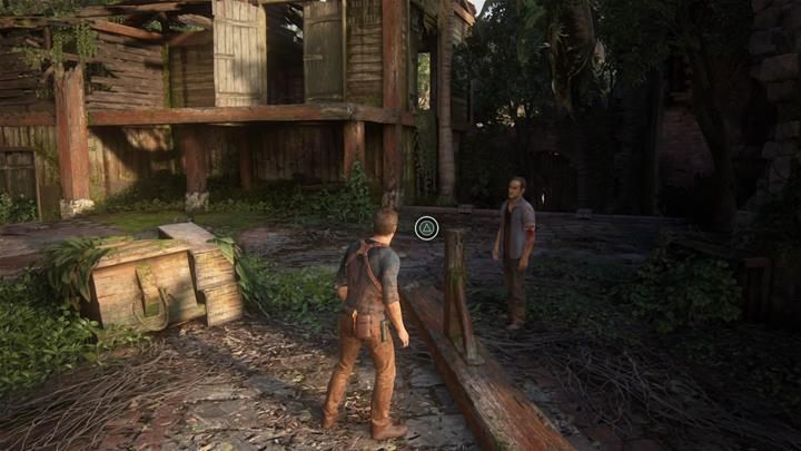 Przepchnij belkę z Samuelem - Uncharted 4 Kres Złodzieja: Rozdział 20 W potrzasku - solucja, opis przejścia - Uncharted 4: Kres Złodzieja - poradnik do gry