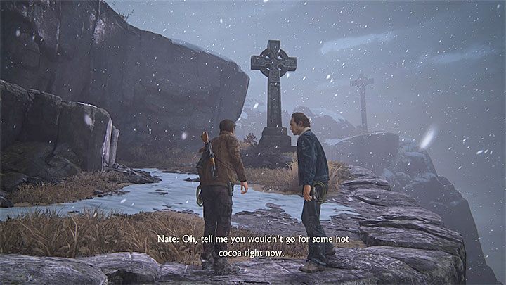 Musisz dotrzeć do dużego krzyża - Uncharted 4 Kres Złodzieja: Grób Henryego Averyego - wszystkie skarby - Uncharted 4: Kres Złodzieja - poradnik do gry