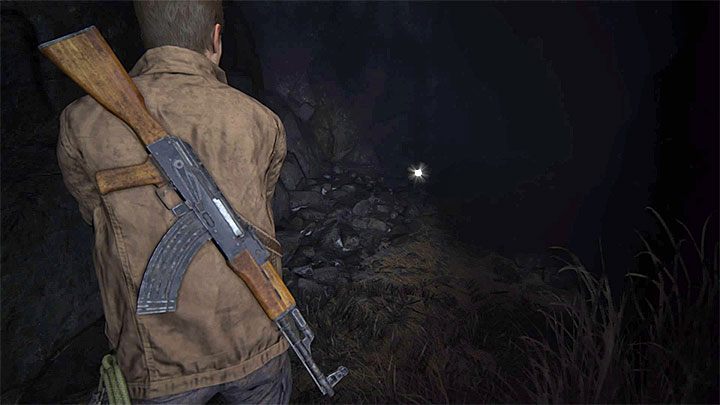 Po tym jak dotrzesz pomyślnie na drugą stronę dotrzyj do pokazanych na obrazku 1 małych schodów - Uncharted 4 Kres Złodzieja: Grób Henryego Averyego - wszystkie skarby - Uncharted 4: Kres Złodzieja - poradnik do gry
