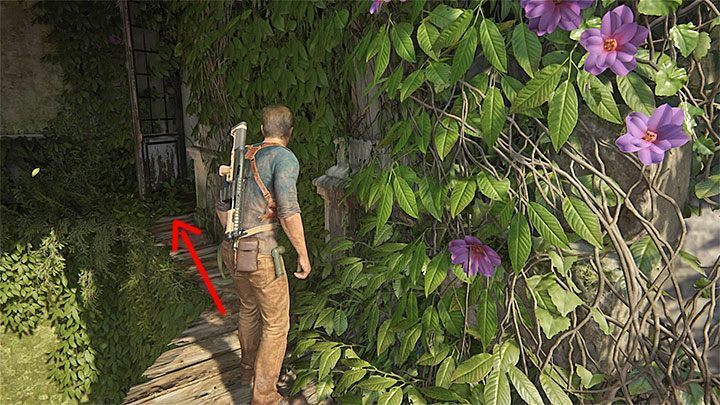 Siódmy sekret możesz odnaleźć niedługo po wkroczeniu po raz pierwszy do wnętrza dużego białego budynku - Uncharted 4 Kres Złodzieja: Dołączcie do mnie w raju - wszystkie skarby - Uncharted 4: Kres Złodzieja - poradnik do gry
