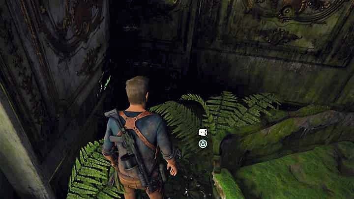 To jednak nie wszystko, cofnij się do pokoju z wazą, w przeciwnym końcu pokoju leży sofa, za nią znajdziesz kolejny skarb - Uncharted 4 Kres Złodzieja: New Devon - wszystkie skarby - Uncharted 4: Kres Złodzieja - poradnik do gry