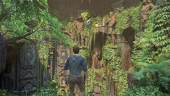 Czwarty wpis do dziennika możesz odblokować tuż po dotarciu do kryjówki piratów, którą rozpoznasz po pokazanych na obrazku dużych posągach - Uncharted 4 Kres Złodzieja: Wpisy do dziennika - sekrety i zagadki - Uncharted 4: Kres Złodzieja - poradnik do gry