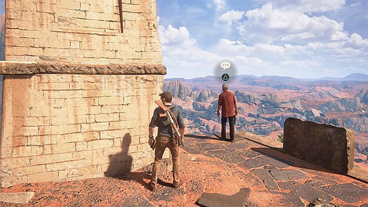 Porozmawiaj przy małej wieży z Samem i następnie z Sullym - Uncharted 4 Kres Złodzieja: Opcjonalne rozmowy - sekrety i zagadki - Uncharted 4: Kres Złodzieja - poradnik do gry