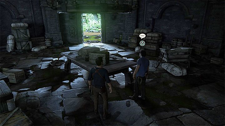 Druga okazja do odbycia opcjonalnej rozmowy pojawia się w końcowej części etapu, a konkretnie w trakcie eksploracji kryjówki piratów - Uncharted 4 Kres Złodzieja: Opcjonalne rozmowy - sekrety i zagadki - Uncharted 4: Kres Złodzieja - poradnik do gry